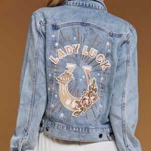 Rue De Seine “Lady Luck” Denim Jacket.